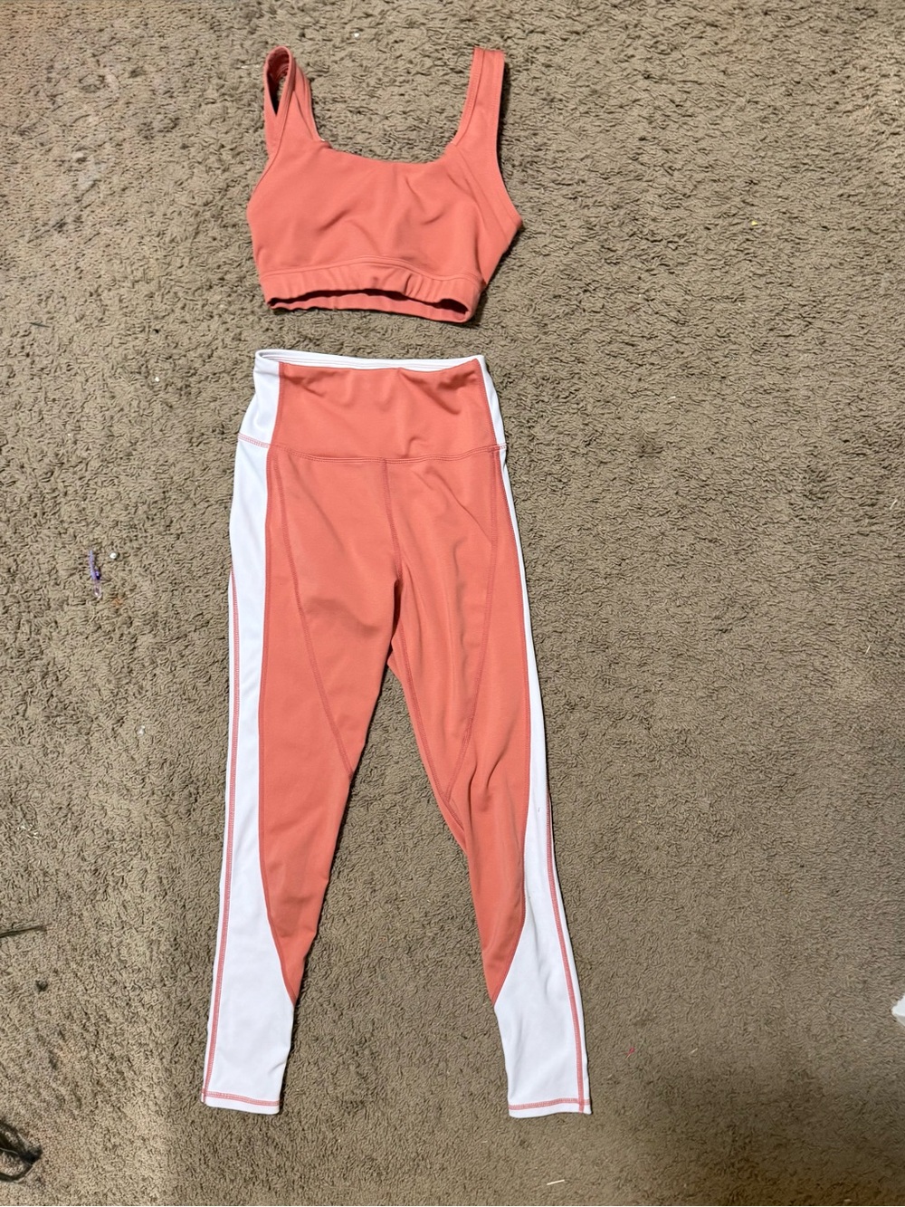 NWOT set of 3 Leggings with 2 matching sports bras
